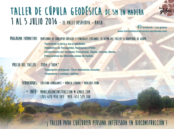 Taller del 1 al 5 de julio en Ávila